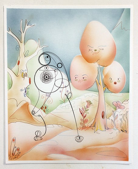 Obra sin título de Ad Minoliti, 2019.