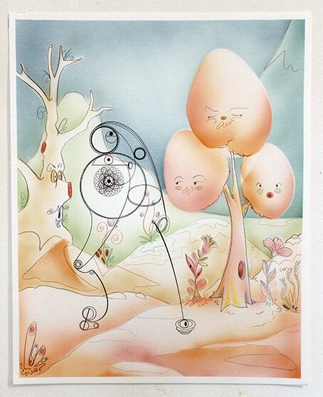 Obra sin título de Ad Minoliti, 2019.