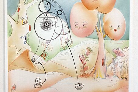 Obra sin título de Ad Minoliti, 2019.