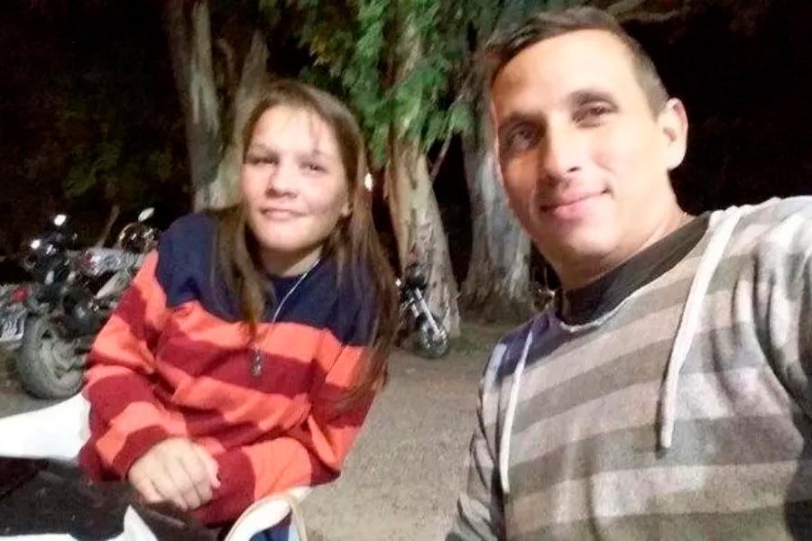 Fátima Acevedo y su ex pareja, Jorge Martínez, quien la asesinó después de haber sido denunciado siete veces.