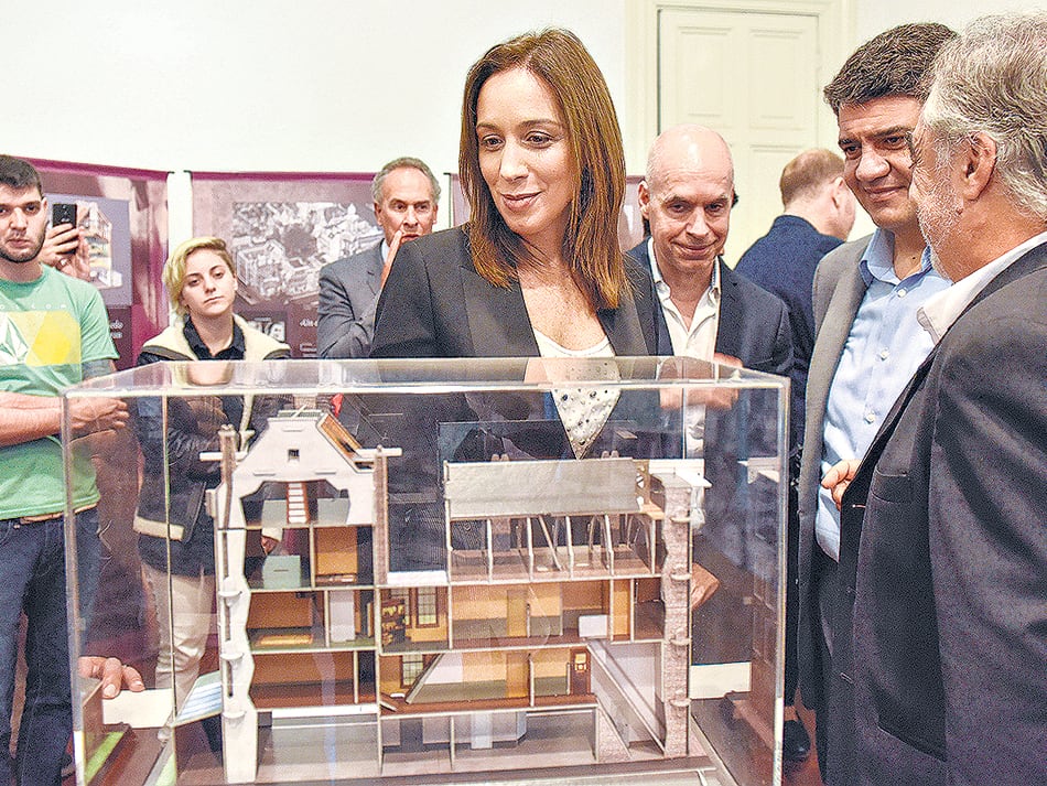 María Eugenia Vidal habló del fallo al inaugurar una muestra itinerante sobre Ana Frank.