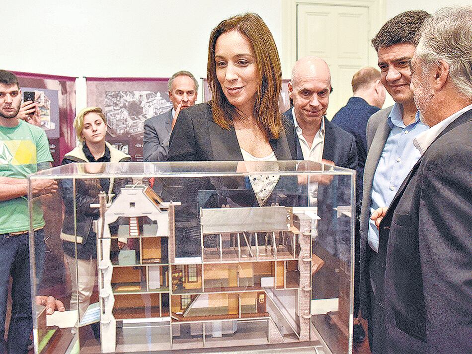 María Eugenia Vidal habló del fallo al inaugurar una muestra itinerante sobre Ana Frank.
