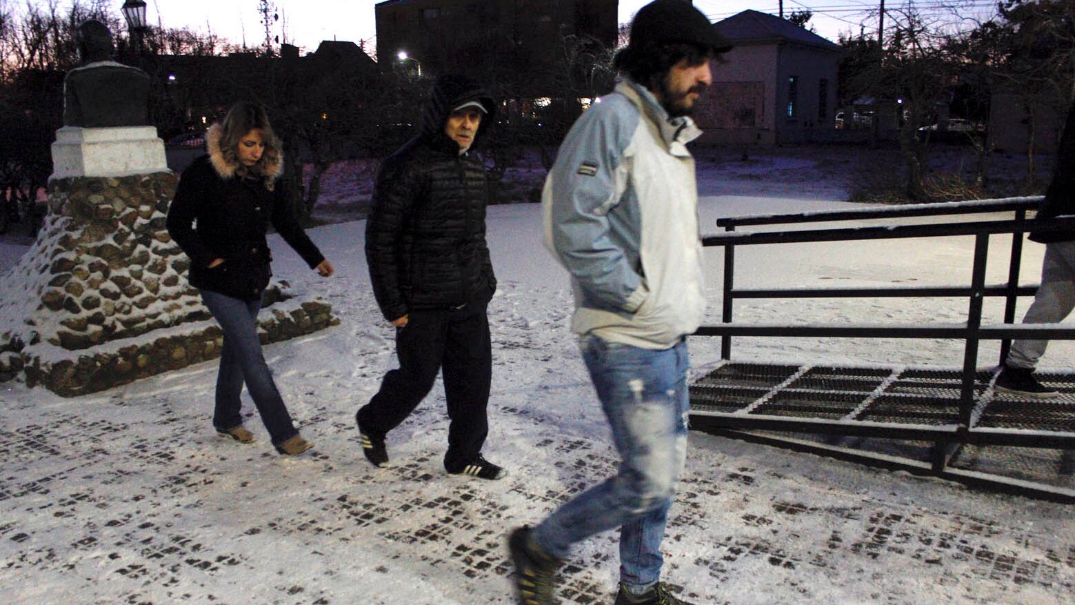 Las nevadas complicaron la elección en Santa Cruz.