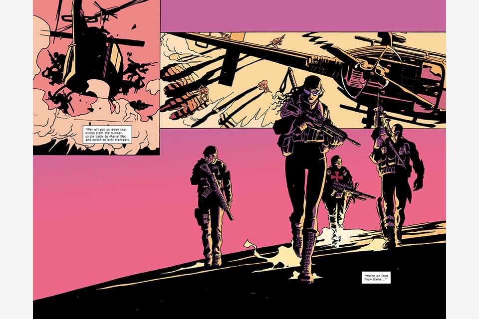 La historieta de The Old Guard, de Rucka y Fernández, tiene pronto destino de película.