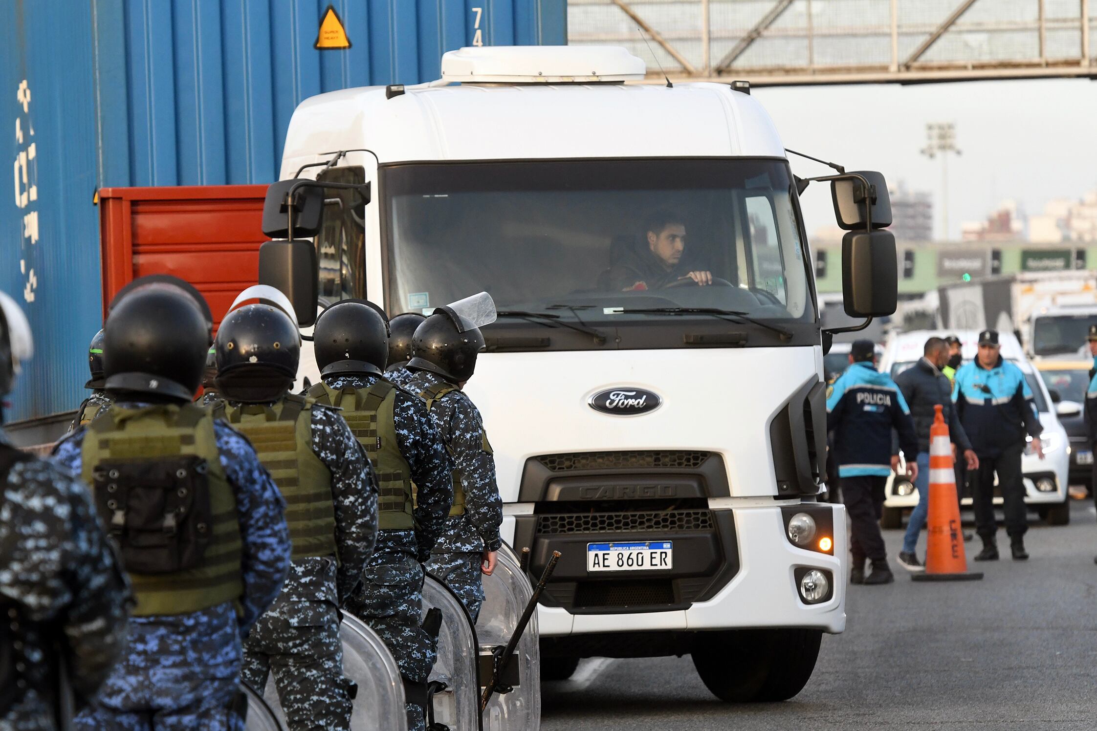 La Autopista Buenos Aires La Plata fue uno de los lugares de conflicto.