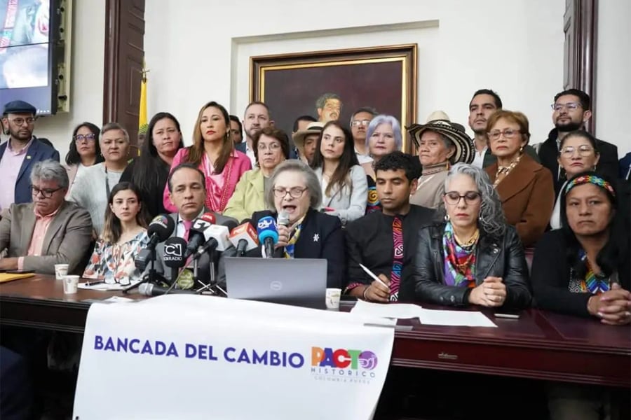 Bancada del Pacto Histórico. Imagen: diaspora.com.co