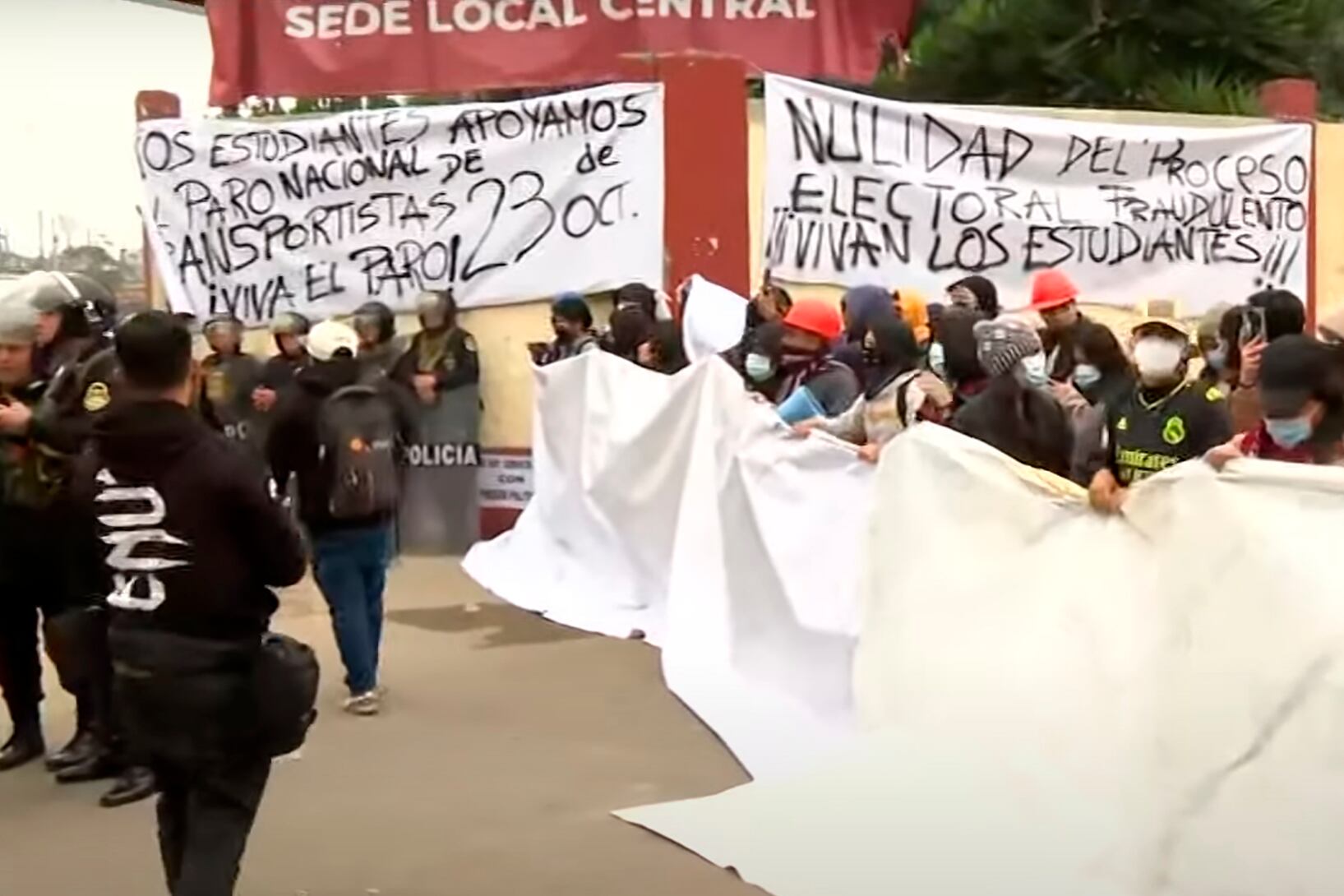 La elección de las autoridades universitarias fue suspendida hasta nuevo aviso