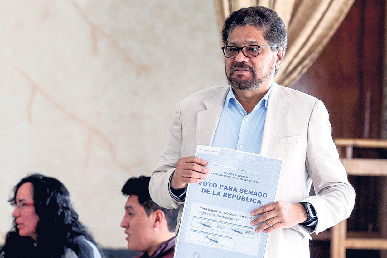 El acuerdo de paz garantizó la participación de diez representantes de las FARC, como Iván Márquez.