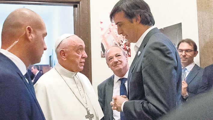 El Papa le dijo a Bullrich que había que cuidar a los pobres.