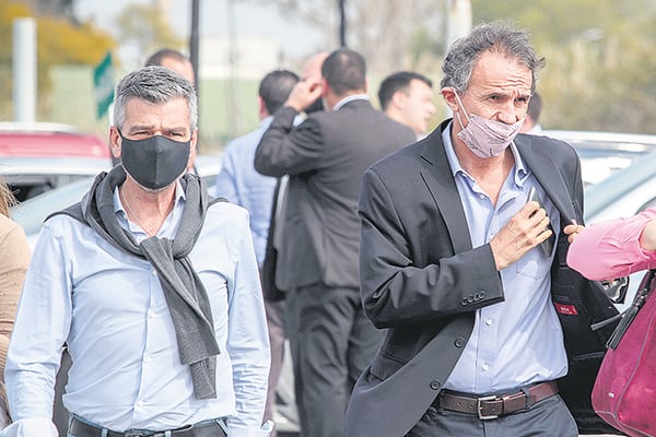 Los ministros Juan Zabaleta y Gabriel Katopodis.