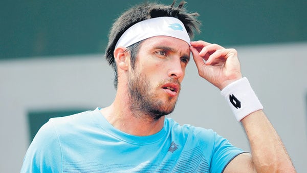 Leo Mayer, el único de los argentinos que no alcanzó la segunda ronda.