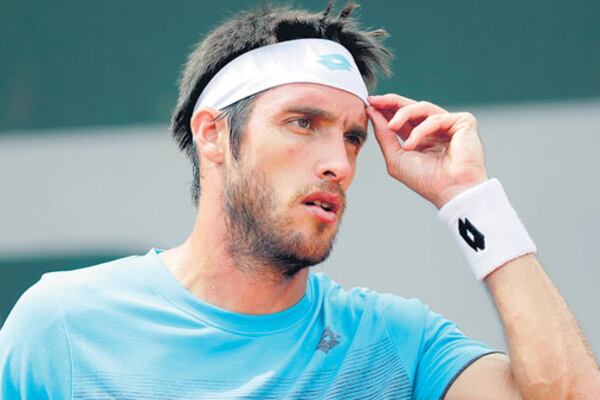 Leo Mayer, el único de los argentinos que no alcanzó la segunda ronda.