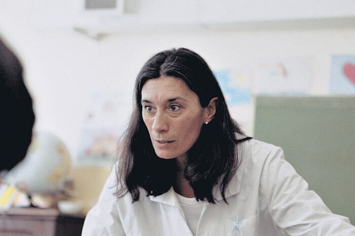 La actriz cordobesa Eva Bianco encarna a la docente patagónica Eugenia Eraso.