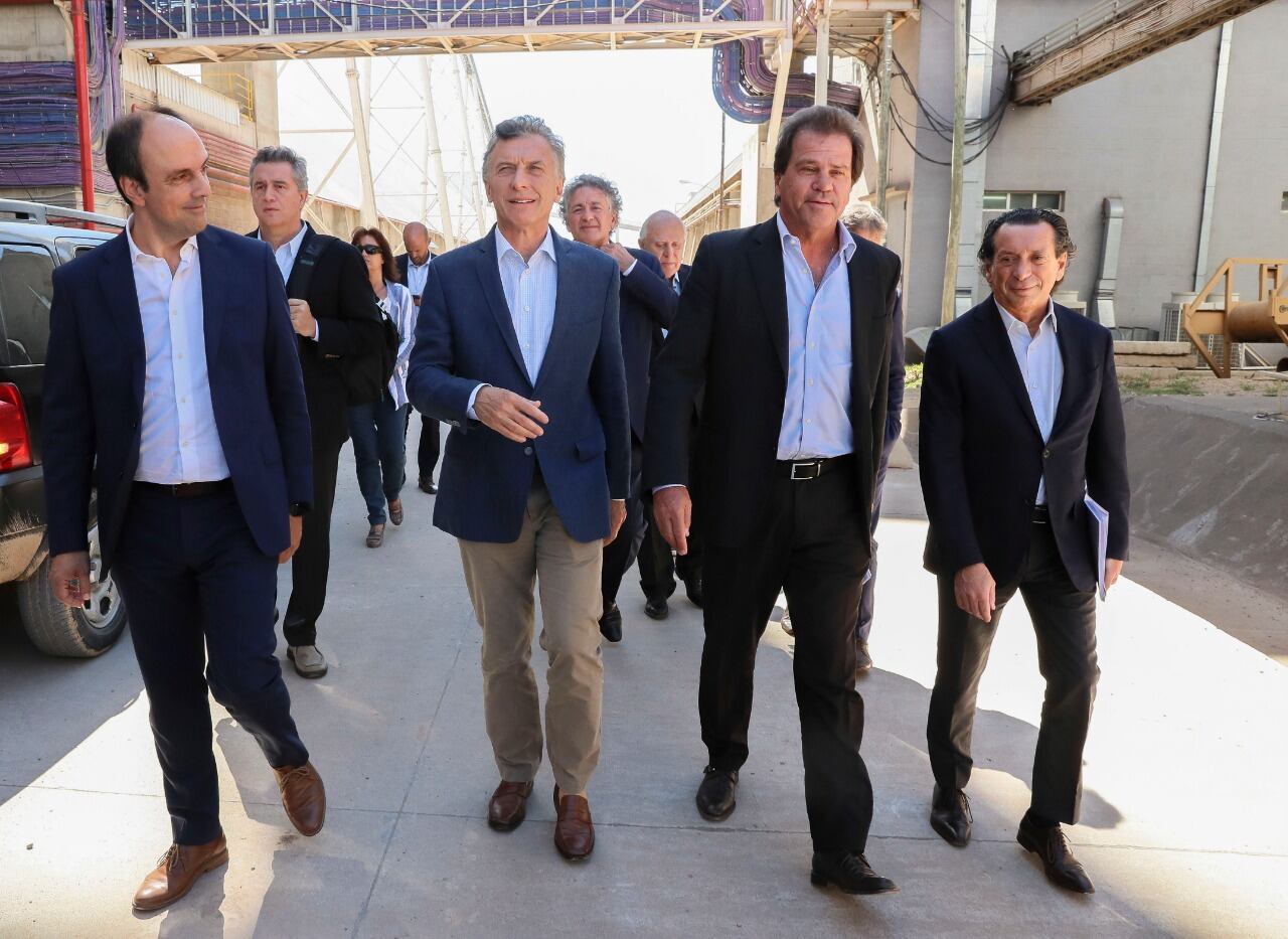 Mauricio Macri y Sergio Nardelli, cuando se mostraban juntos en público.