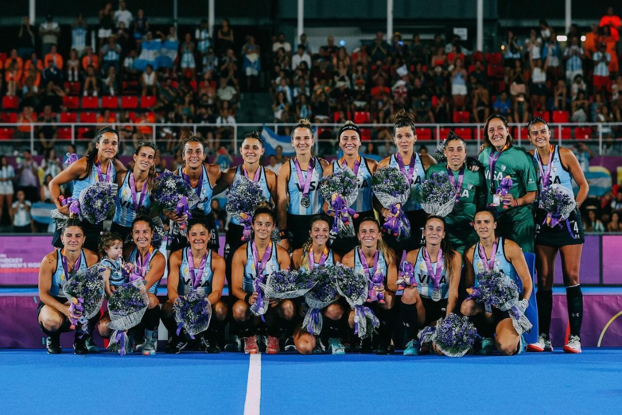 Las Leonas, medalla de plata en el Mundial 2022.