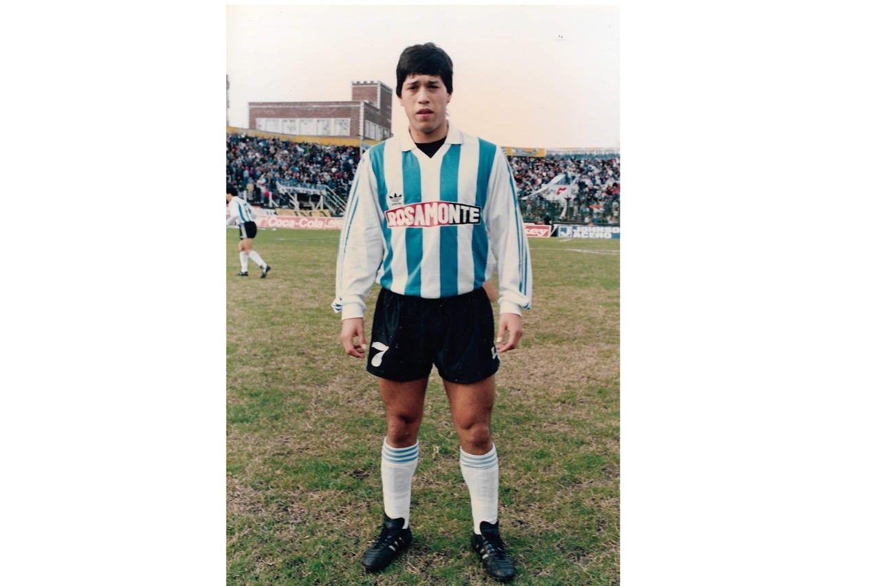 "Bocha" Ramírez, el día de su debut, en la Copa Centenario de 1993