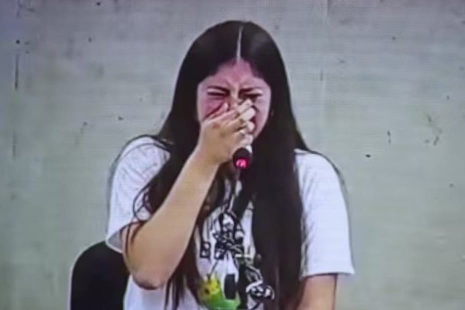 Damaris Bustamante, madre de Benjamín, quien falleció en abril de 2022.