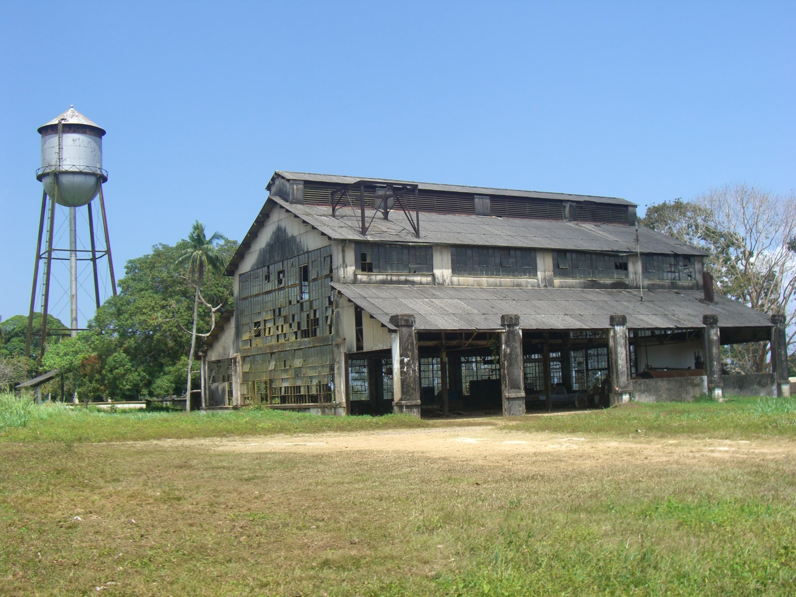 Parte de lo que queda hoy de Fordlandia. 