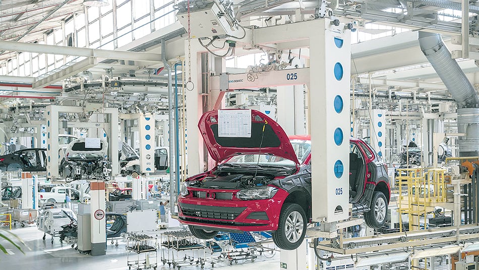 Las automotrices ocuparon el último lugar en la utilización de la capacidad, con 45,9 por ciento.