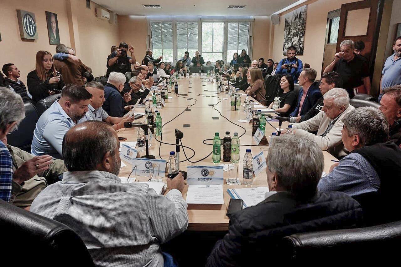 El consejo directivo de la CGT se reunió por primera vez en 2023.