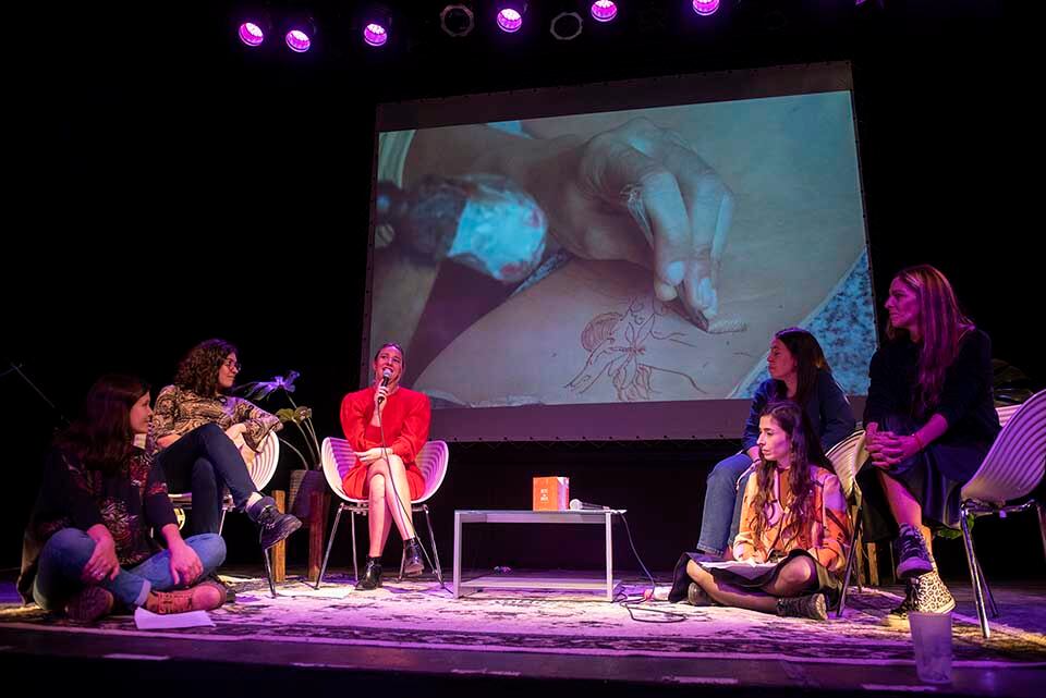 La autora, Sofía López King, el día de la presentación del libro. 