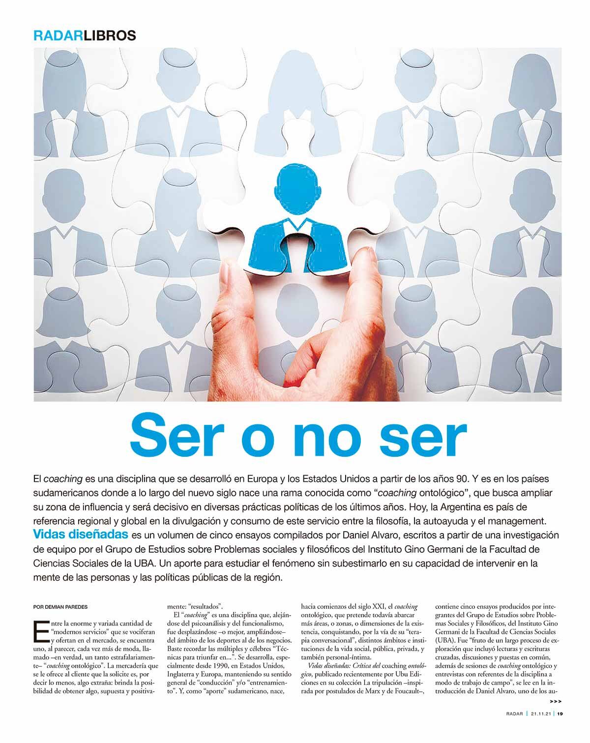 SER O NO SER - 19/11/2021