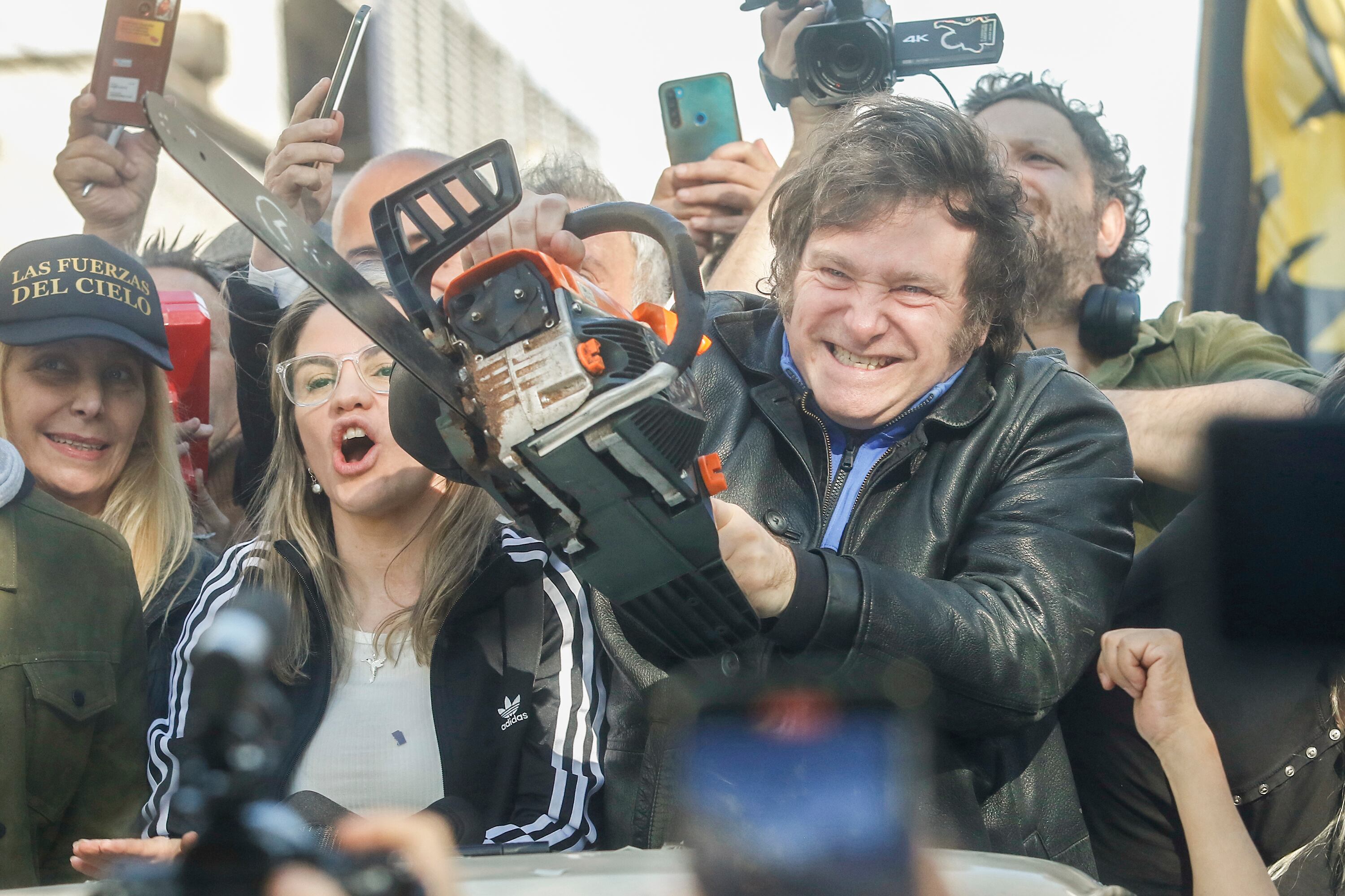La motosierra, en campaña.