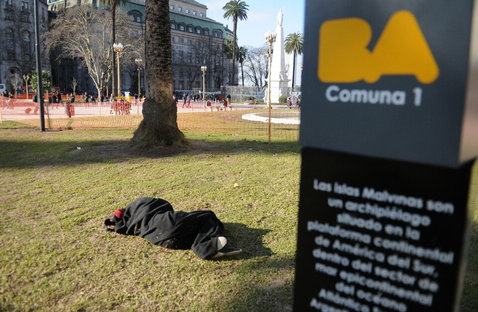 En CABA, hay 315 mil personas en situación de indigencia.