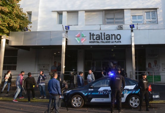 Cartasegna estuvo internado en el Hospital Italiano de La Plata y esta mañana recibió el alta.