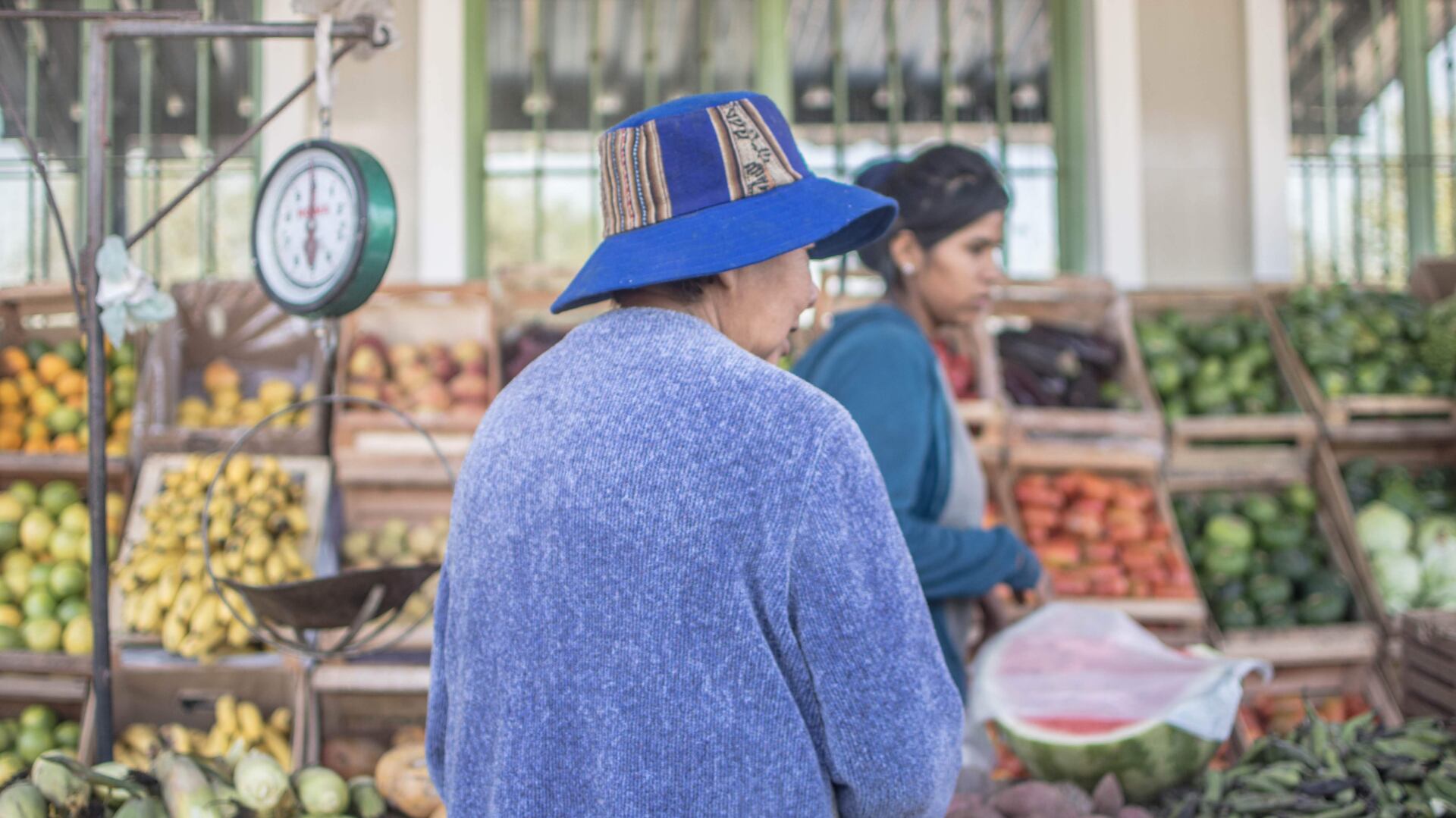 Mujer en el mercado