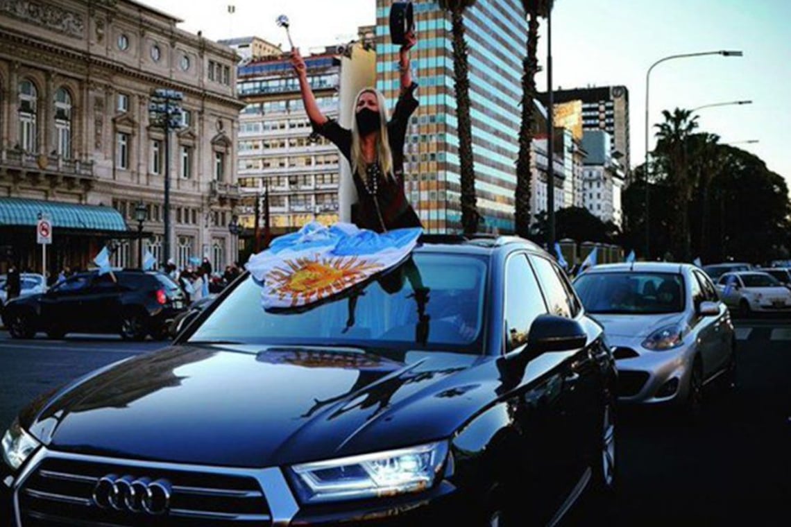 La foto que se viralizó en las redes.