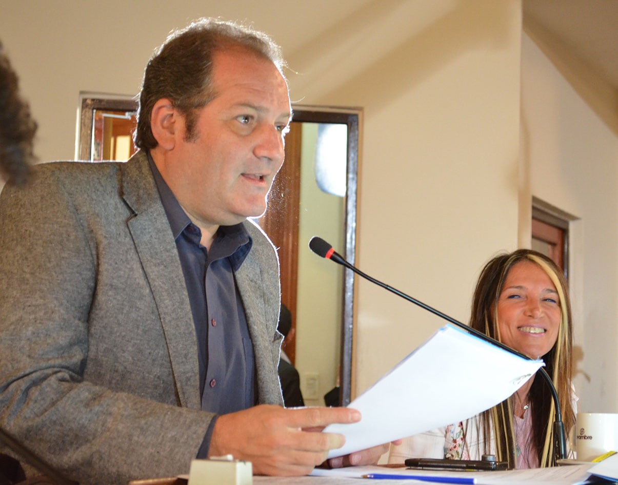 El concejal Cardozo del PRO, autor de la iniciativa.