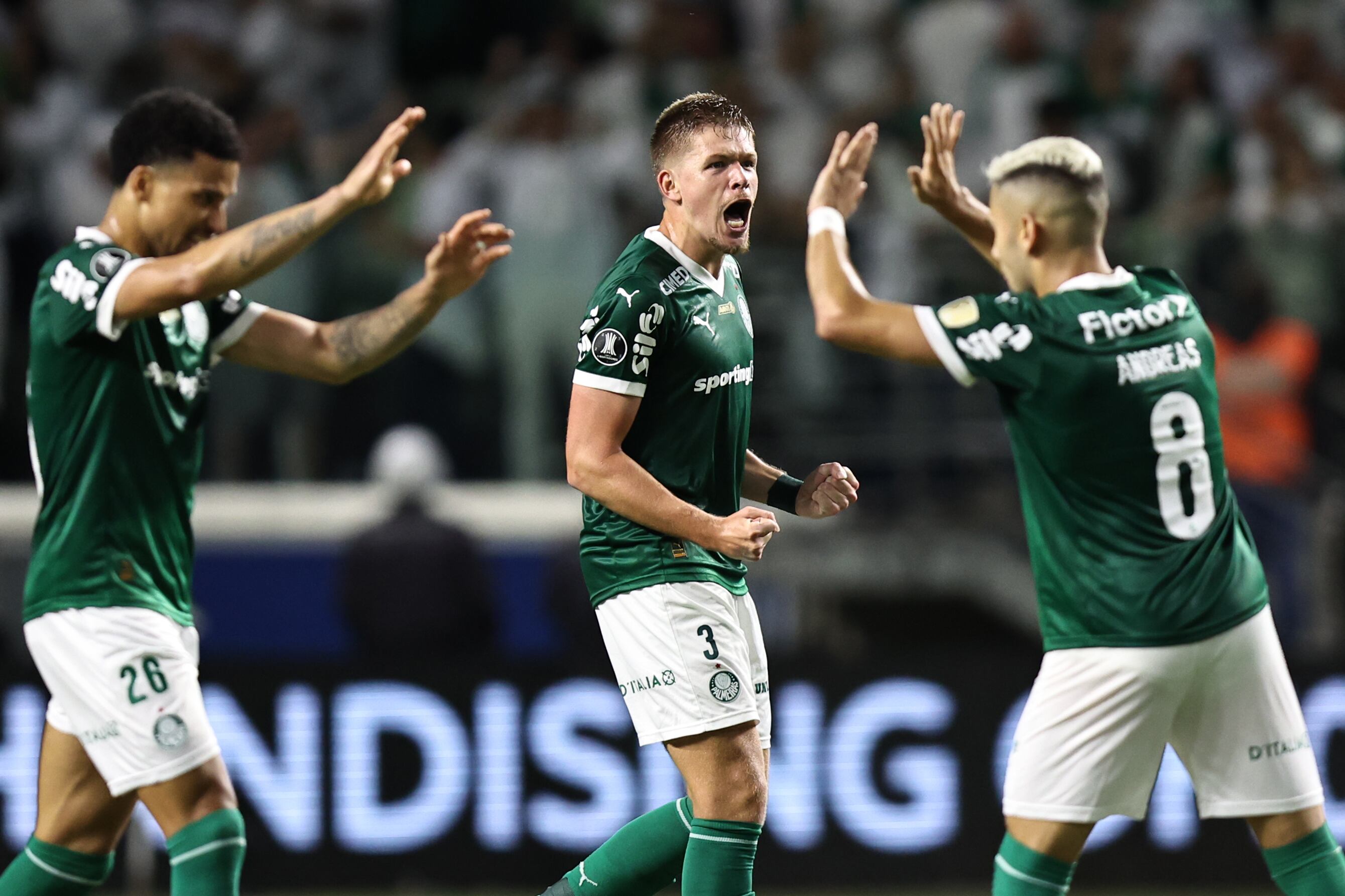 Noche goleadora del Palmeiras para dar vuelta una serie que parecía imposible de remontar