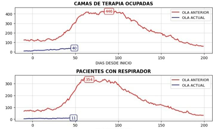Los cuadros que permiten visualizar el impacto de las vacunas.