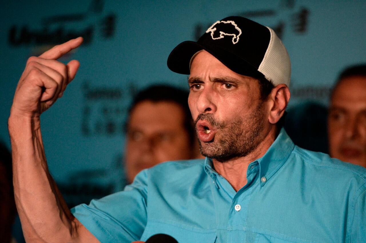 Capriles apuesta a las elecciones legislativas de diciembre.