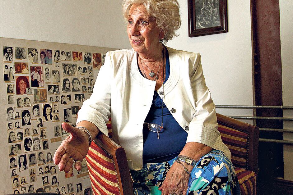 La presidenta de Abuelas de Plaza de Mayo, Estela de Carlotto.
