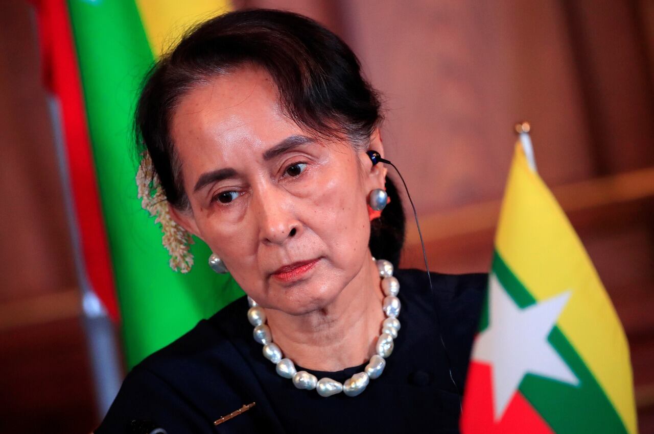 Aung San Suu Kyi fue condenada por los golpistas de Myanmar.