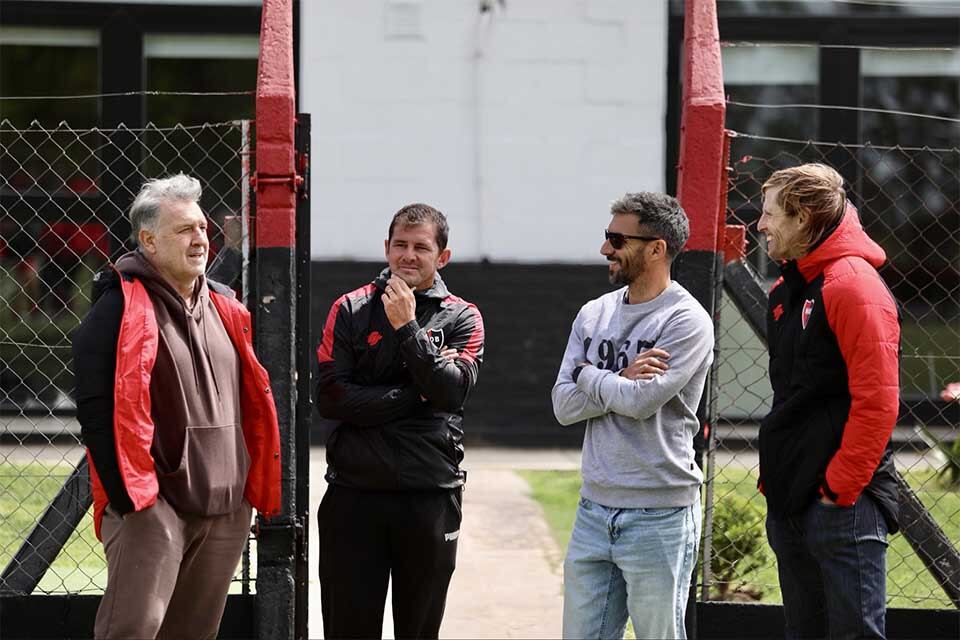 Martino, Sperduti, Scocco y Mateo en Bella Vista.
