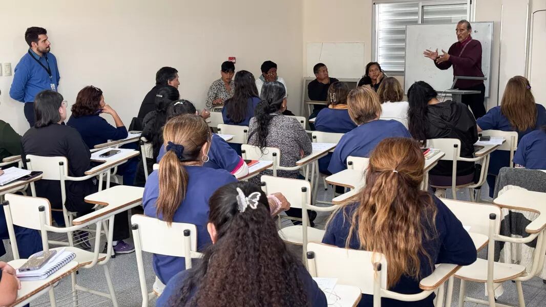 Capacitaciones en el hospital Materno Infantil
