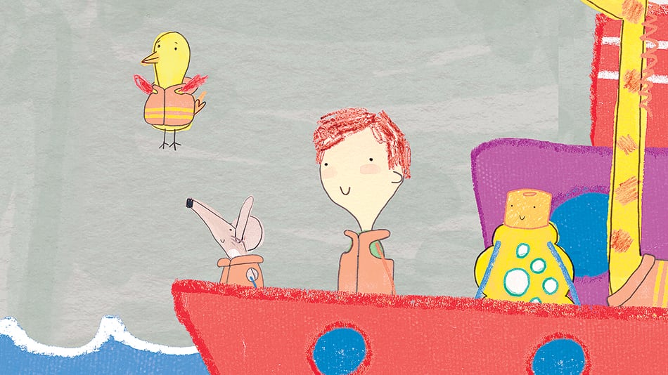 Los capítulos de Pablo duran media hora y combinan la acción en vivo con pasajes de animación.