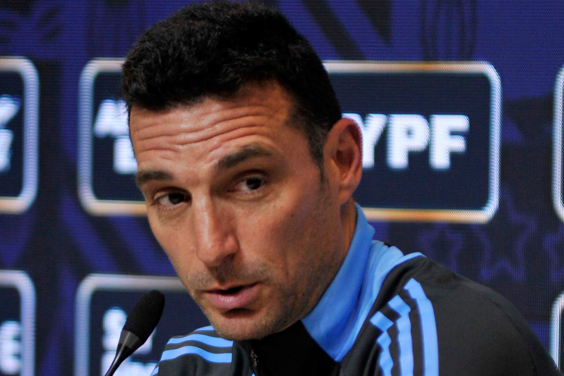El técnico del seleccionado argentino Lionel Scaloni