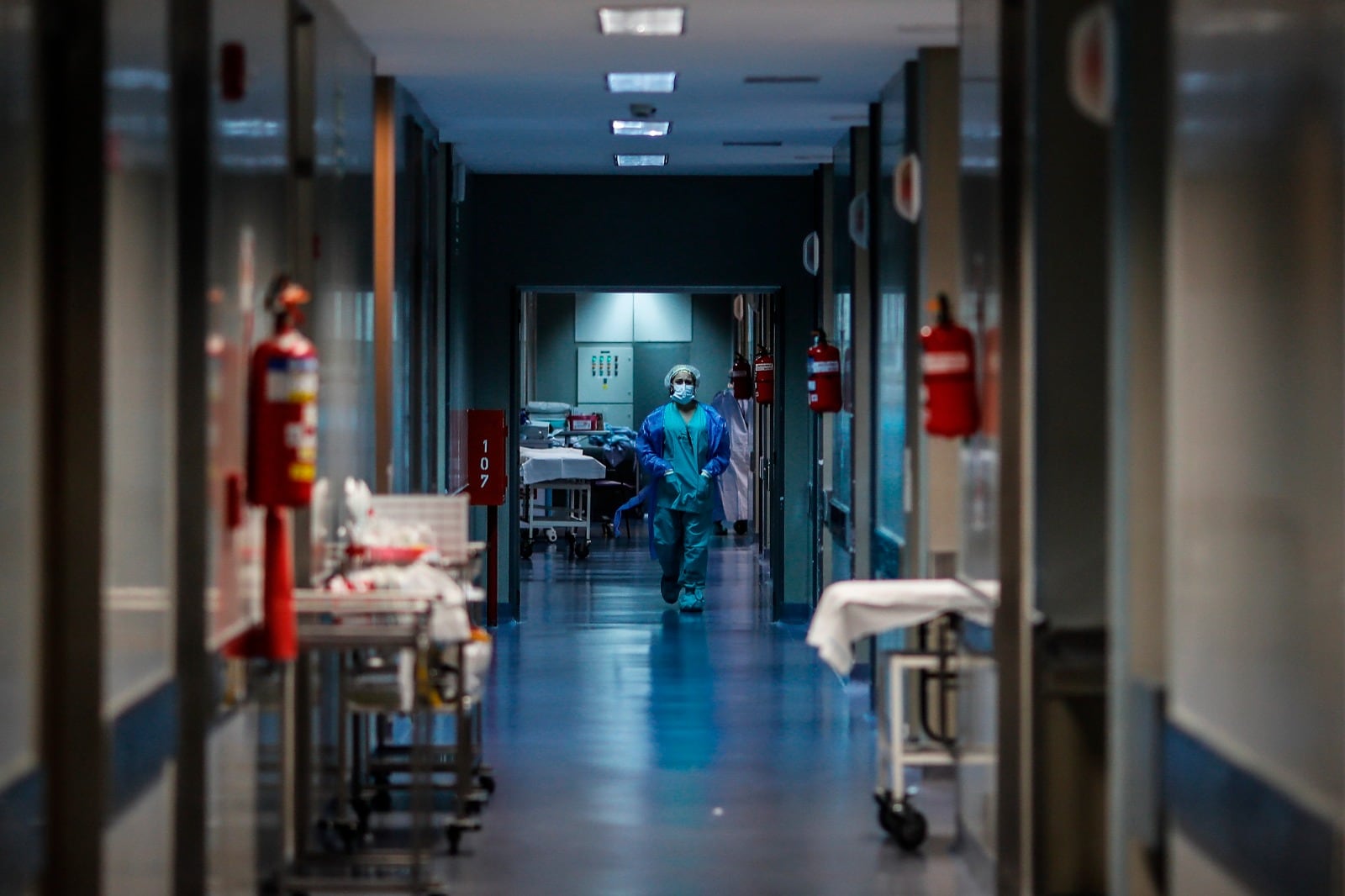 Los hospitales atienden pacientes con covid todo el tiempo.