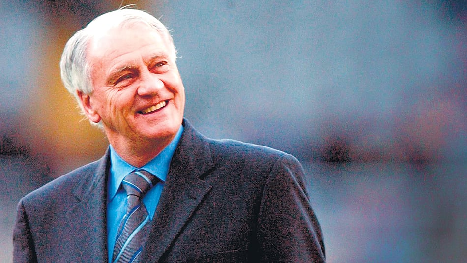 Bobby Robson, en sus tiempos de DT del seleccionado inglés.