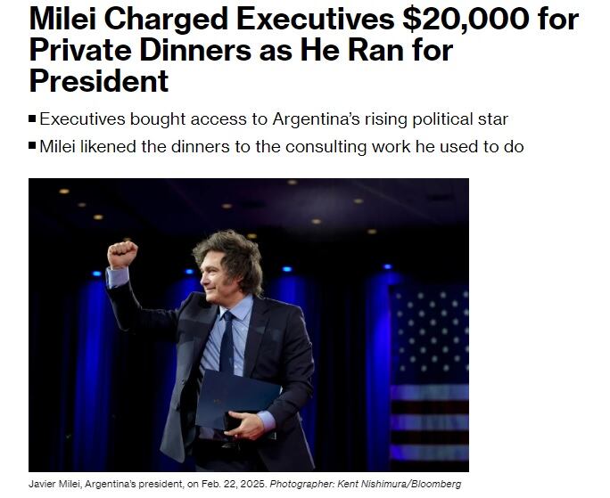 Otra vez el Presidente quedó envuelto en un escándalo en medios internacionales.