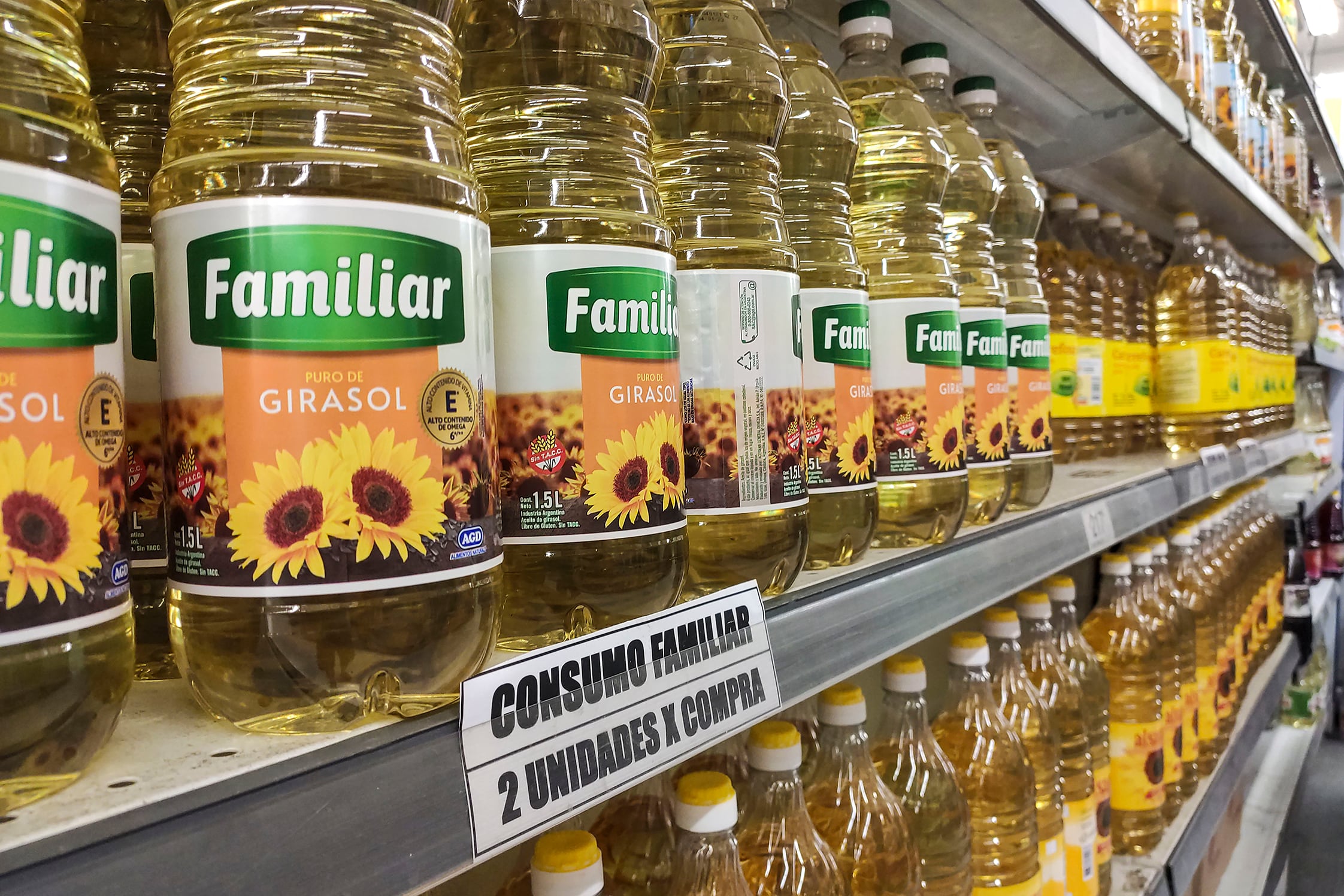 Los aceites subieron 3,2 por ciento en la tercera semana de julio.