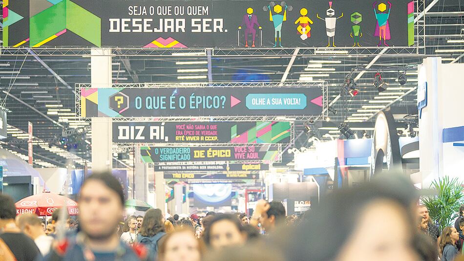 La SPCCXP es enorme, descomunal, del mismo modo que la ciudad que la alberga.