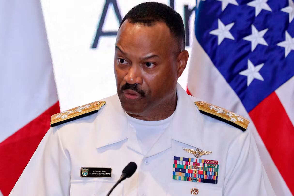 Alvin Holsey, jefe del Comando Sur de los Estados Unidos