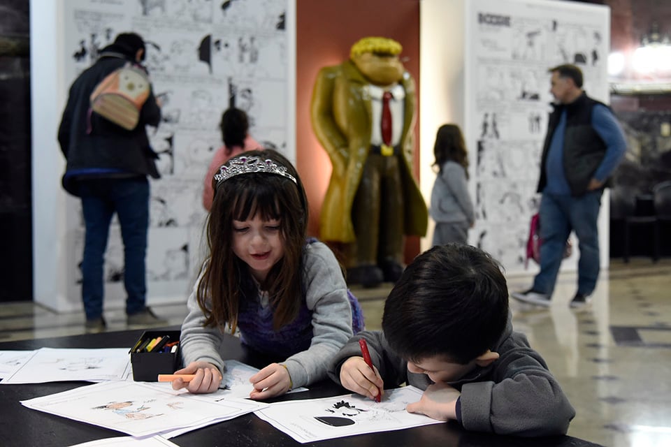 Las actividades en honor al Negro convocan a los más chicos. 