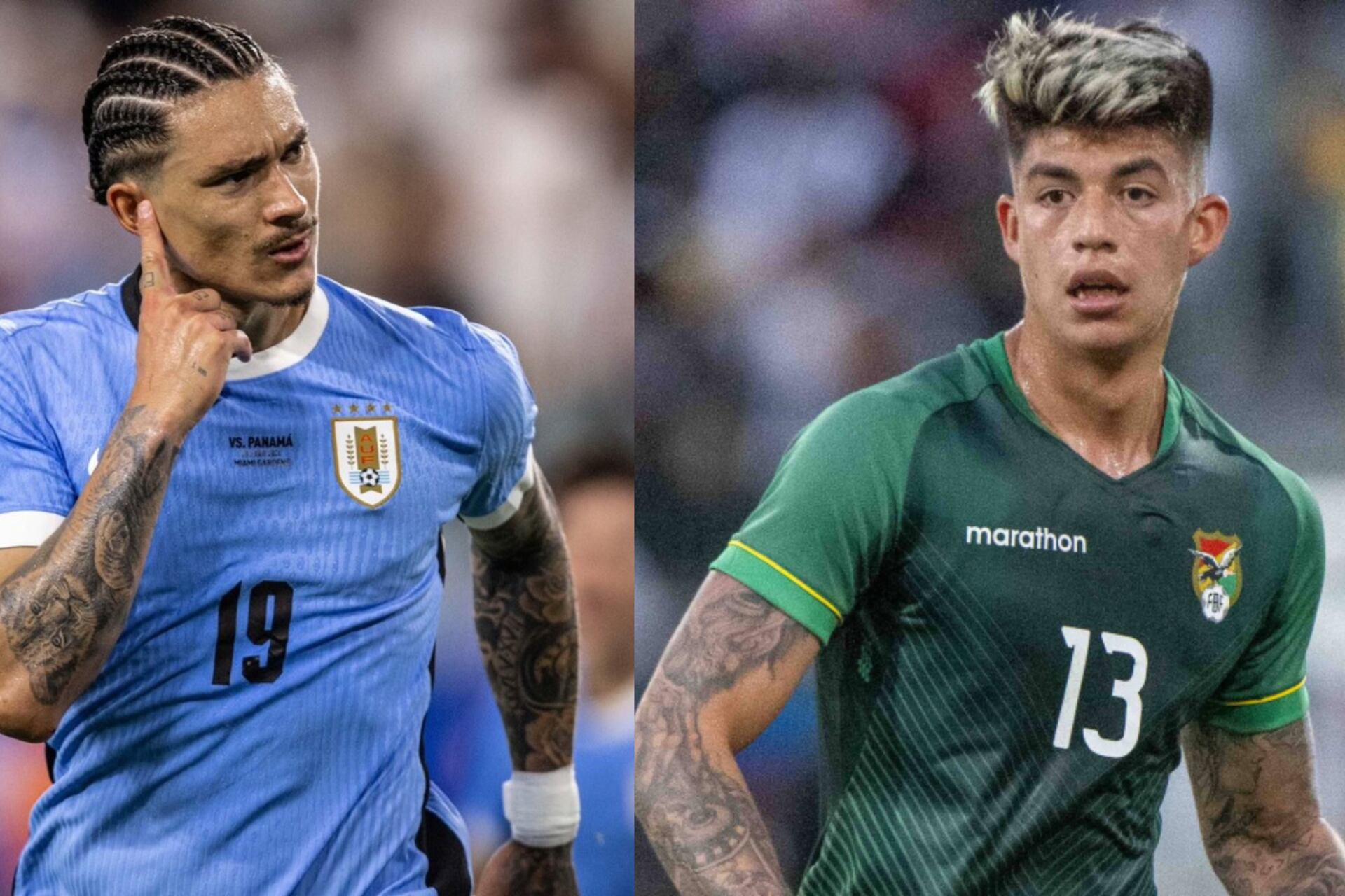 Darwin Núñez y Gabriel Villamil.