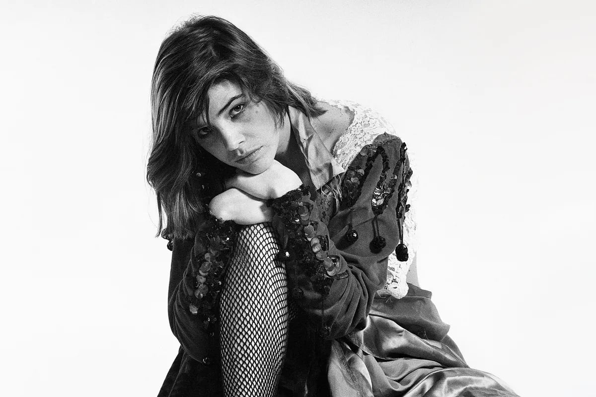 Fabiana Cantilo en la sesión para Detectives, su debut de 1985, por Andy Cherniavsky